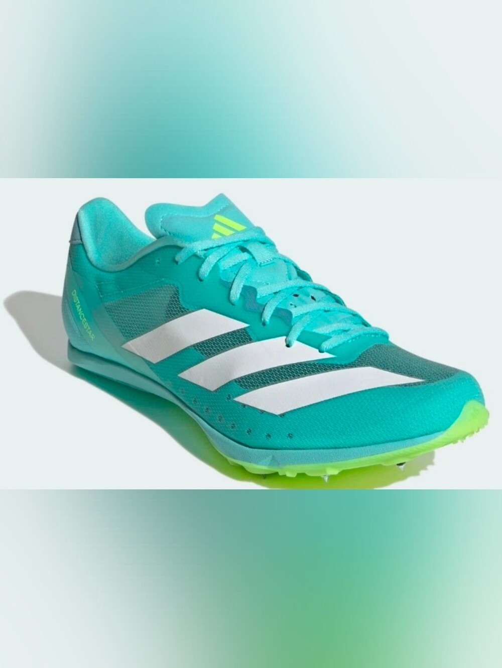 NWOB adidas Adizero Distancestar Blue Cloud JI2999 Women Track and Field Cleats - Picture 4 of 16